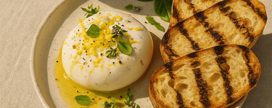 Citrus and herb burrata recipe