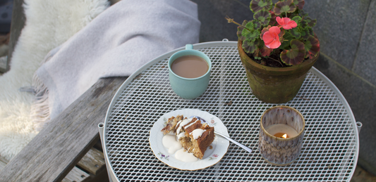 A Slice of Swedish Autumn: Sticky Apple Cake with Vanilla Sauce