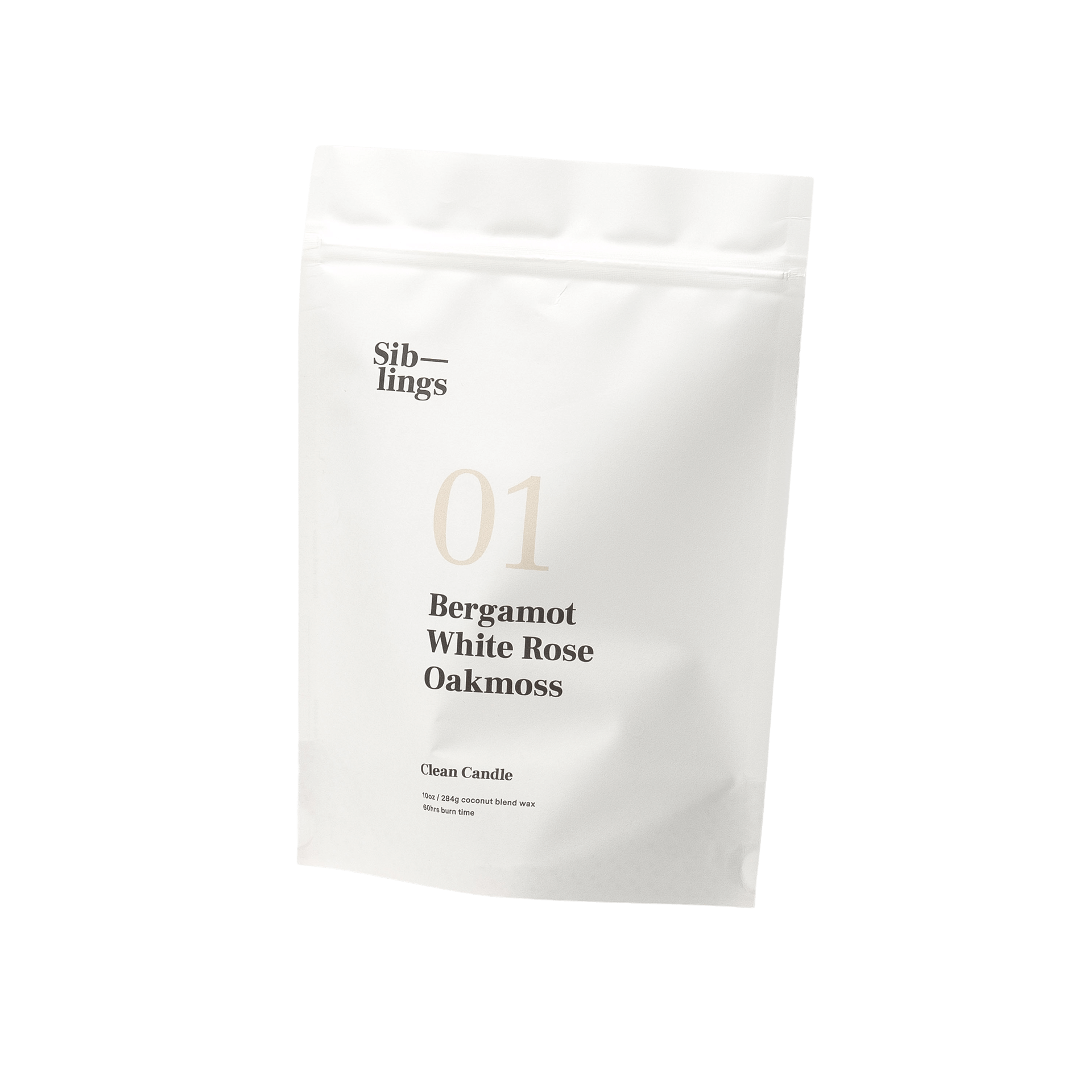 No 01 Rose | Clean Candle Refill | Siblings