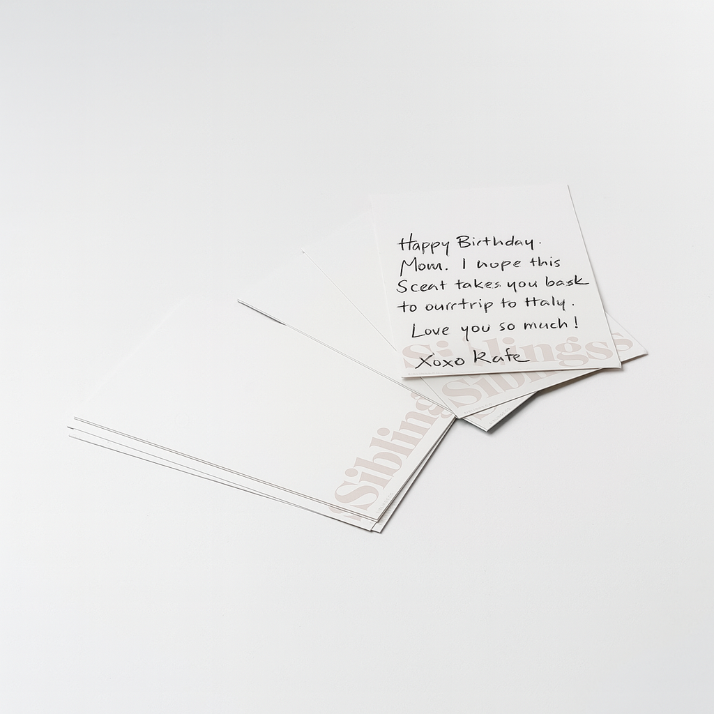 Handwritten Gift Note