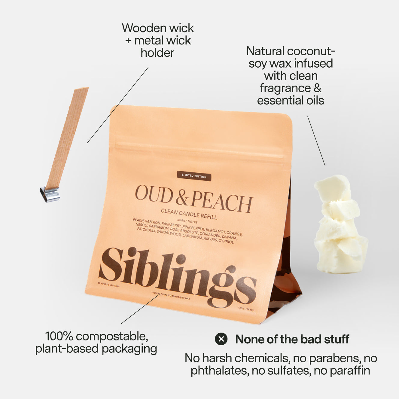 Oud & Peach