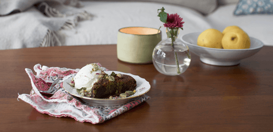 Fika Time: Pistachio Brown Butter Brownies