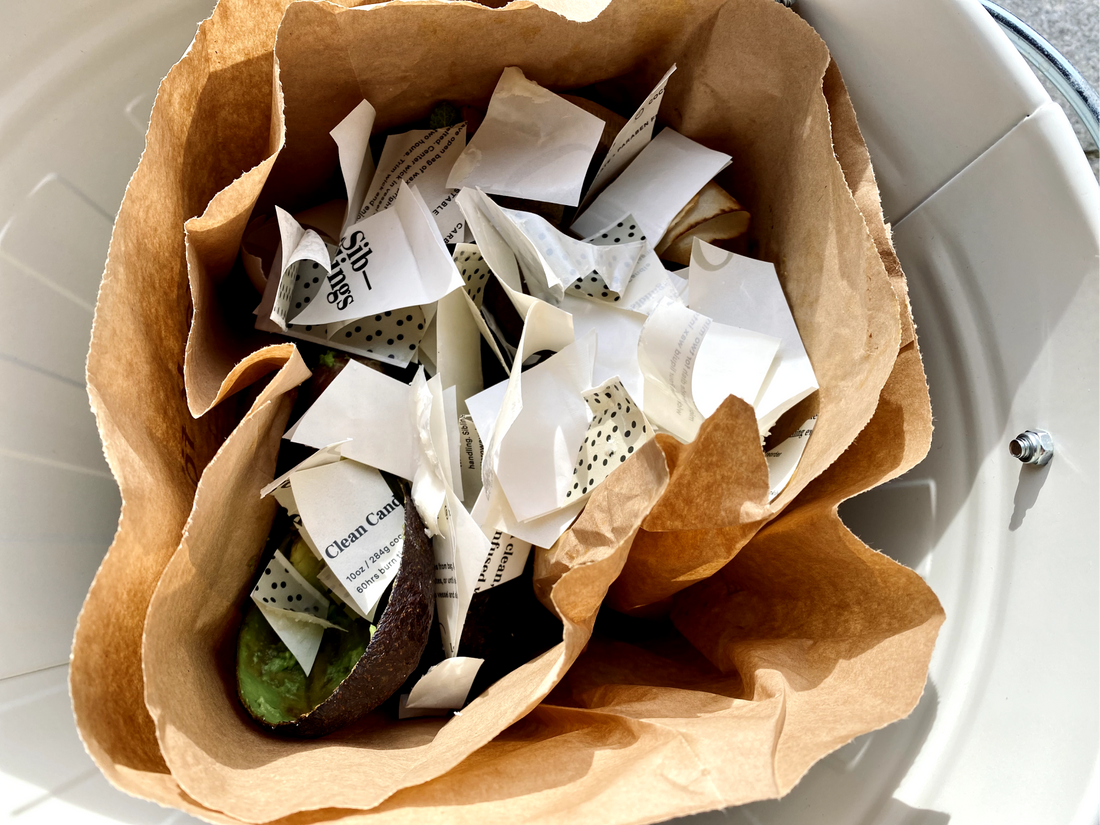 How to home compost your candle bags