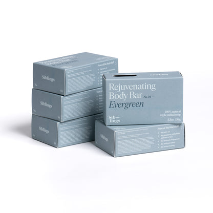 Rejuvenating Body Bar 5 Pack — Evergreen