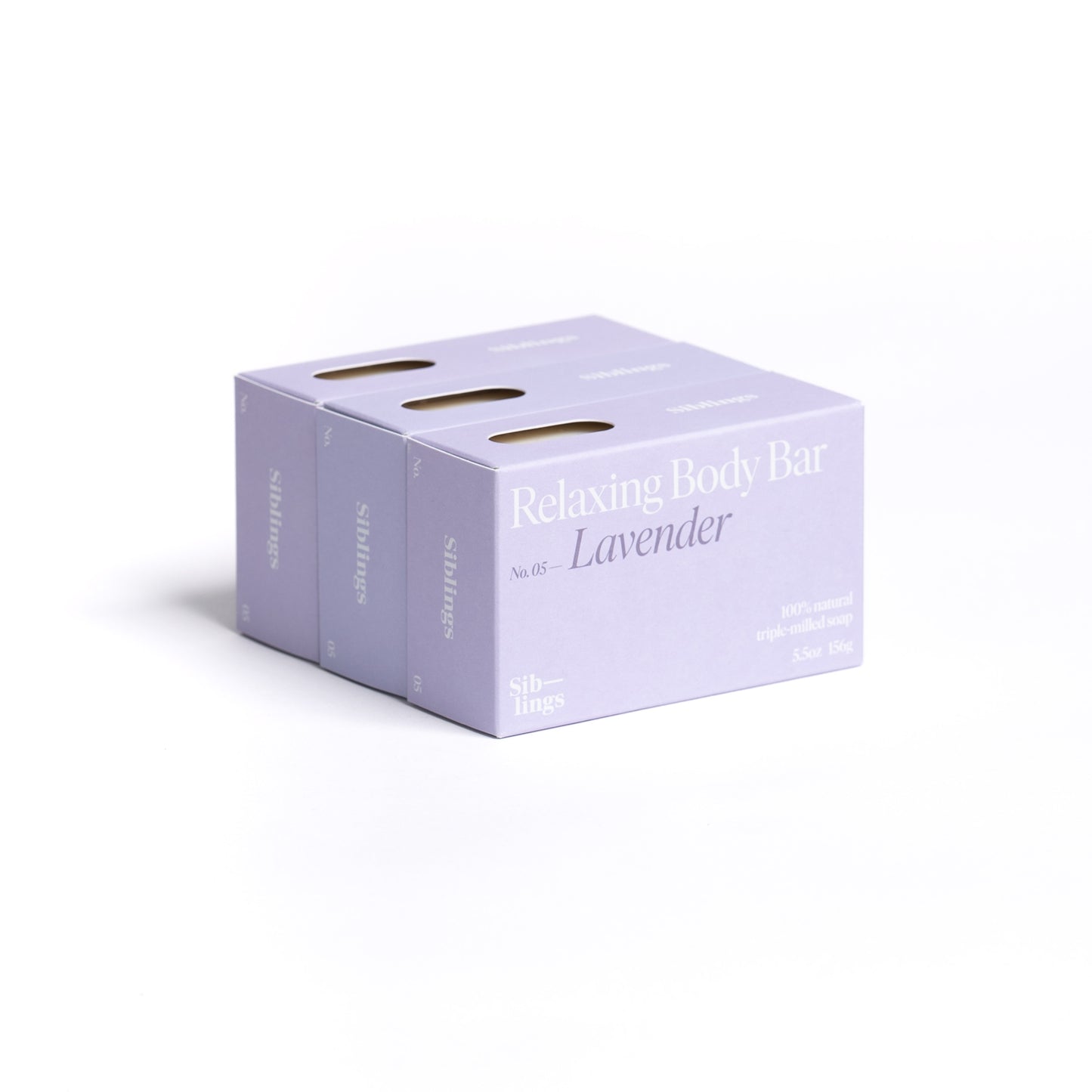 Relaxing Body Bar 3 Pack — Lavender