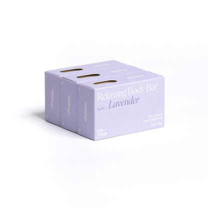 Relaxing Body Bar 3 Pack — Lavender