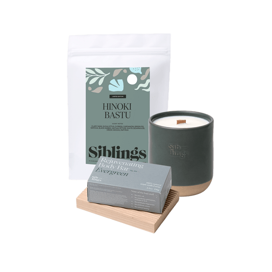 Hinoki Bastu Set